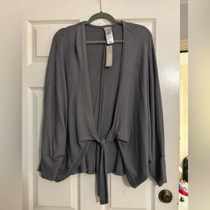 NWT Chicos Tie Front Cardigan Sweater Size 3